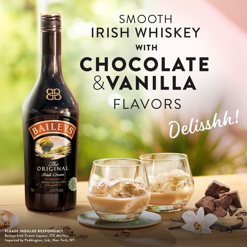 Baileys The Original Irish Cream Liqueur, Chocolate & Vanilla (200