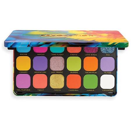 Makeup Revolution Forever Flawless Eyeshadow Palette, Bird Of Paradise