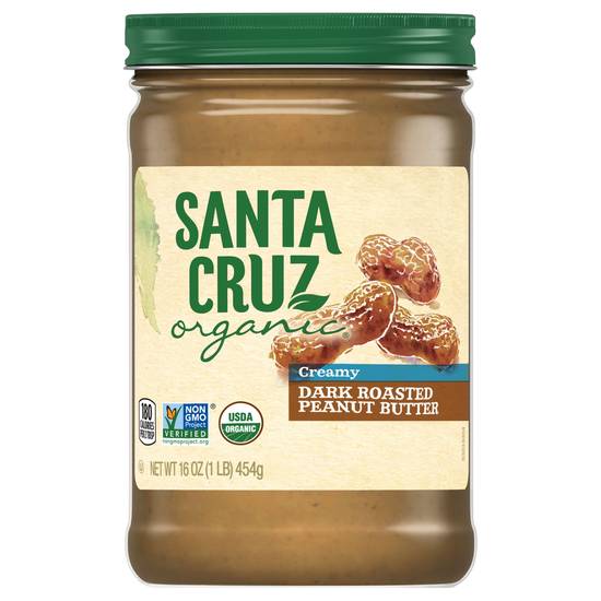 Santa Cruz Creamy Nut Butter ( dark roasted-peanut)