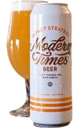 Modern Times Impact Strategy Hazy Double Ipa With Peach 19.2oz Can