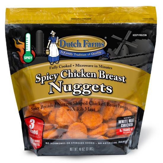 Dutch Farms Hot & Spicy Chicken Nuggets (48 oz)