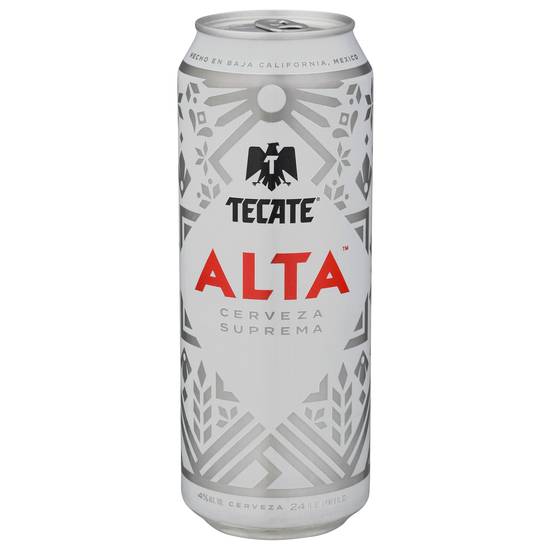 Tecate Alta Cerveza Suprema Beer (24 fl oz)