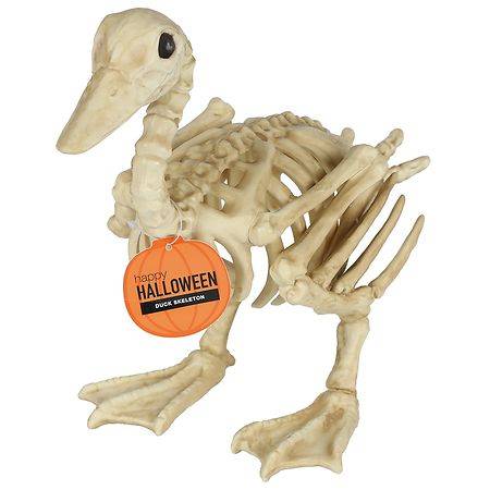 Festive Voice Happy Halloween Duck Skeleton - 1.0 ea