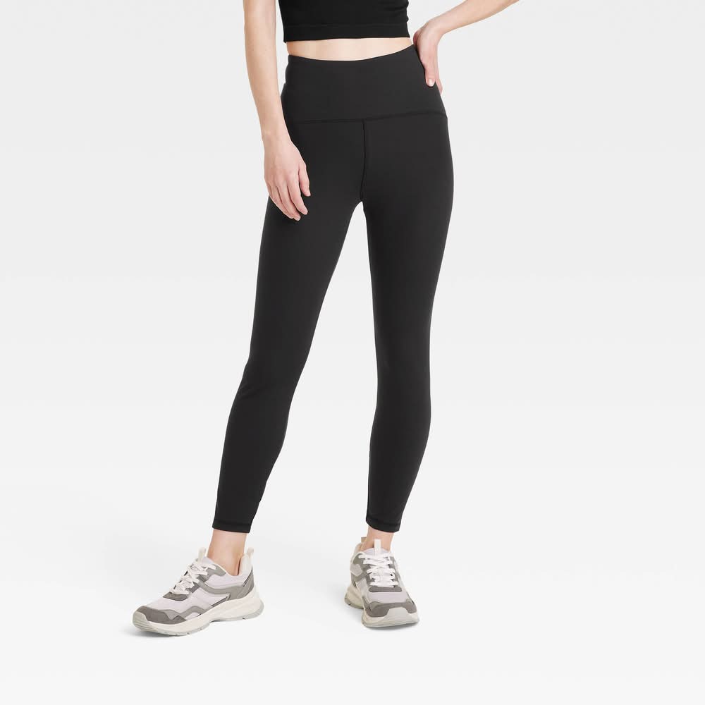 A New Day High Waisted Everyday Active Legging, Women, M, Black
