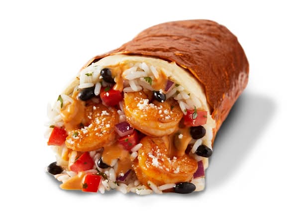 Create Your Own Citrus Lime Shrimp Burrito