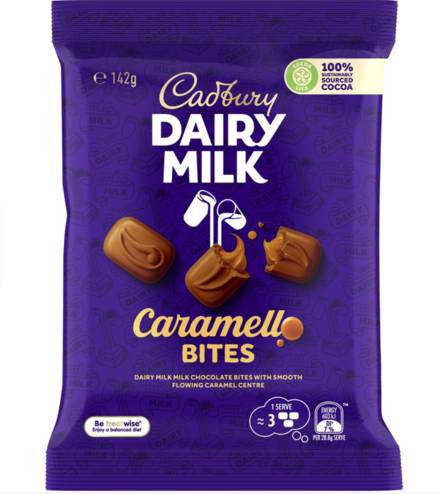 Cadbury Caramello Bites Bag 142g