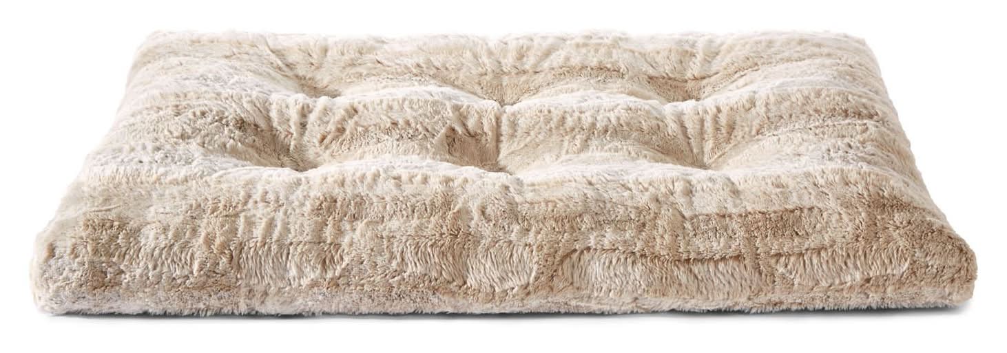 Bailey & Bella Plush Tan Crate Mat, Large