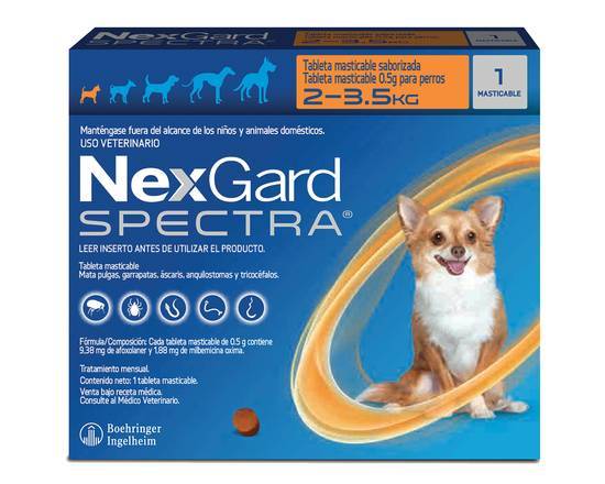 Nexgard spectra xs 2-3.5kg