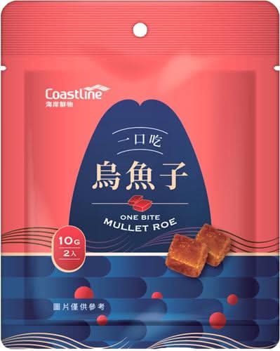 一口吃烏魚子