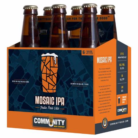 Community Beer Co Mosaic IPA 6 Pack 12oz Bottle