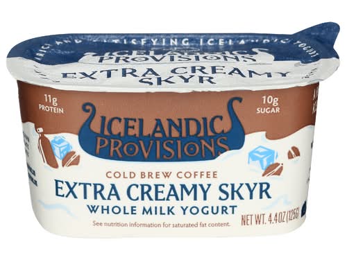 Icelandic Provisions Cold Brew Coffee Extra Creamy Skyr Yogurt