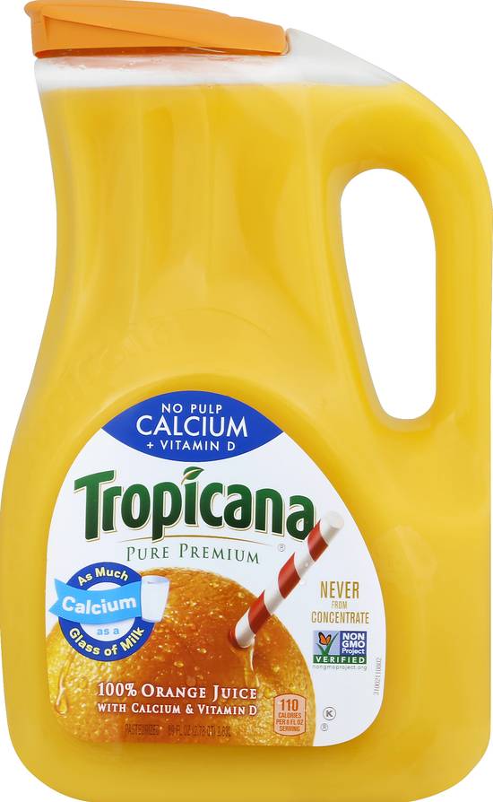 Tropicana Pure Premium 100% Orange Juice (89 oz)