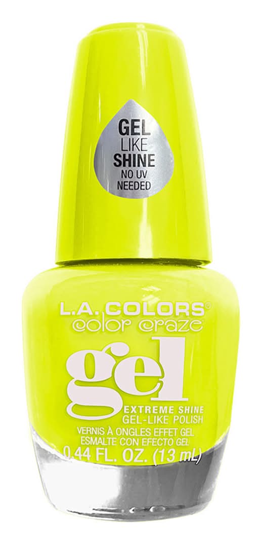 L.A. Colors Color Craze Extreme Shine Gel Nail Polish in Wild Side (0.44 fl oz)