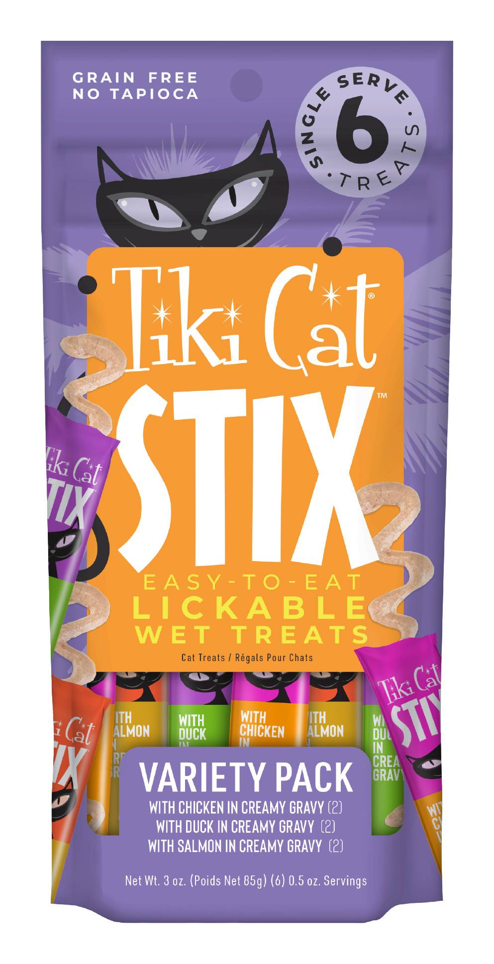 Stix Wet Cat Treats Variety pack (0.5 oz, 6 ct)