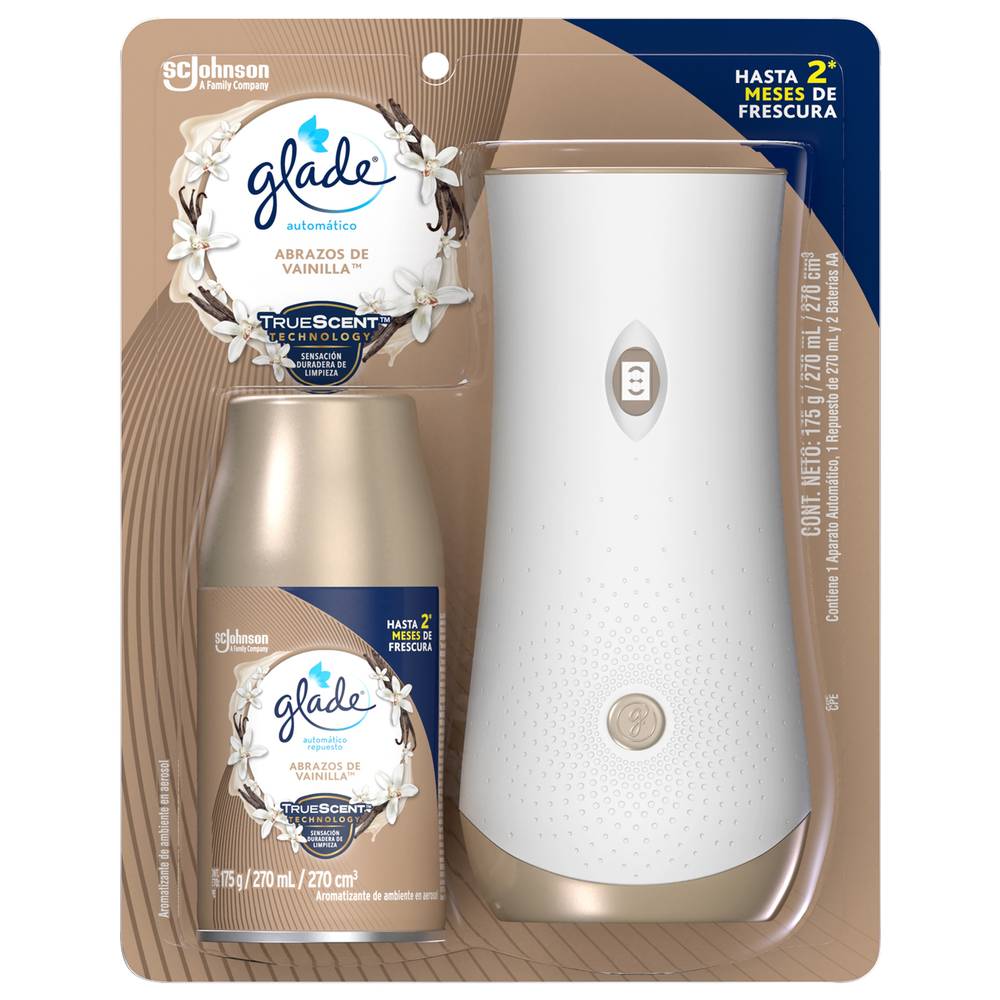 Glade · Aromatizante abrazos de vainilla (270 ml)