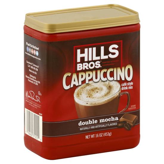 Hills Bros. Cappuccino Cafe Style Double Mocha Drink Mix (16 oz)
