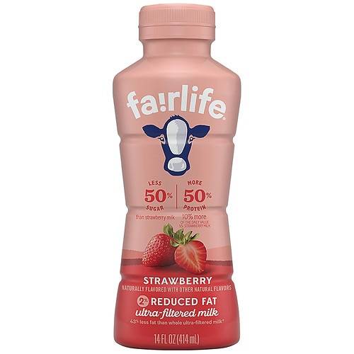 Fairlife 2% Ultra-Filtered Milk Strawberry - 14.0 fl oz