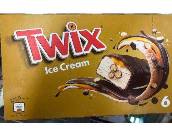 Twix ice cream x6 205g 