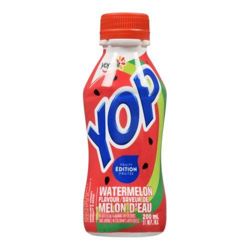 Yoplait melon d'eau 1% (200 ml) - yop drinkable yogurt 1% watermelon (200 ml)