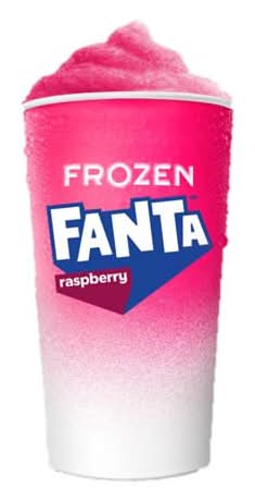 Frozen Raspberry Fanta Medium 520ml