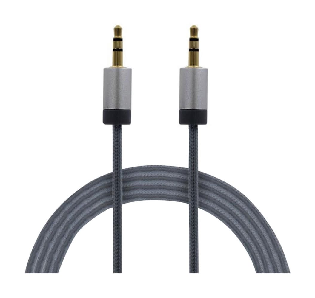 WirelessGear Audio Cable, 10 ft, Gray