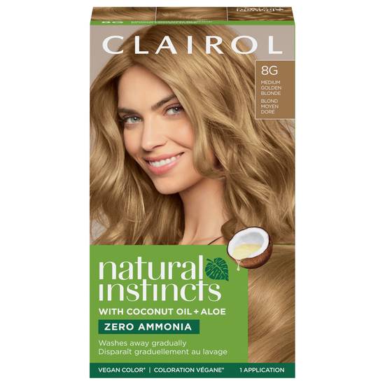 Clairol Natural Instincts Medium Golden Blonde Hair Color
