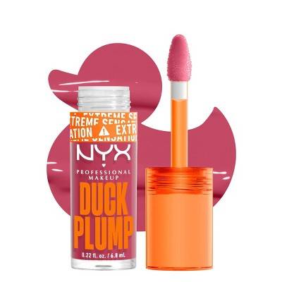 NYX Professional Makeup Duck Plump Lip Plumping Lacquer, Strike A Rose (0.22 fl oz)