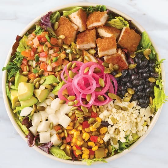 Southwest Crispy Chicken Salad
