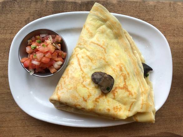 Sauteed Mushroom Crepe