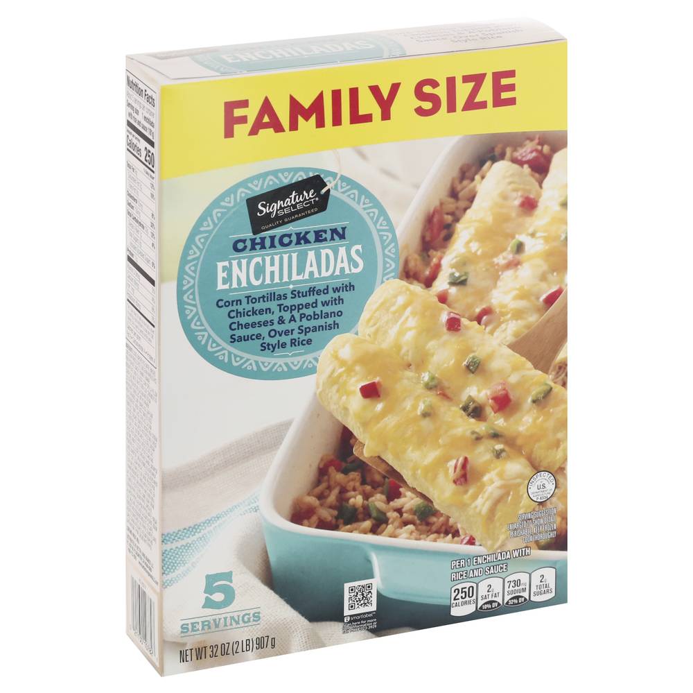 Signature Select Chicken Enchiladas Family Size (2 lbs)