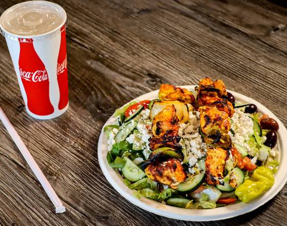Chicken Kabab Greek Salad