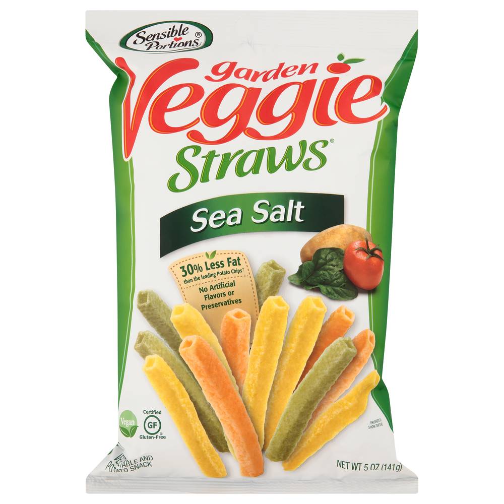 Sensible Portions Garden Veggie Straws Sea Salt (5 oz)