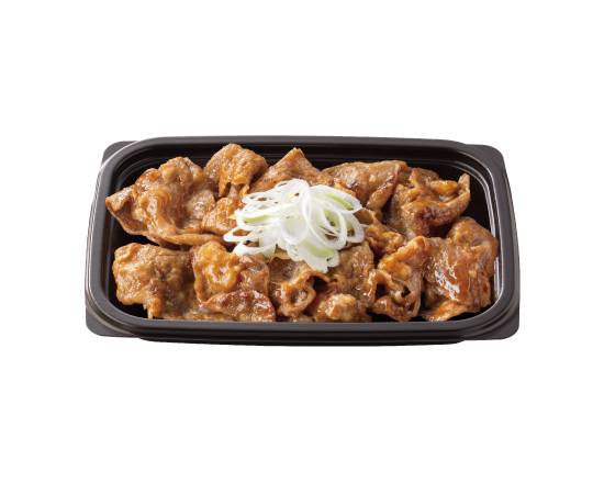 牛カルビ生姜焼皿