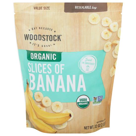 Woodstock Organic Slices Of Banana Value Size
