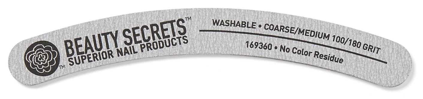 Beauty Secrets Zebra Banana Nail File, Medium
