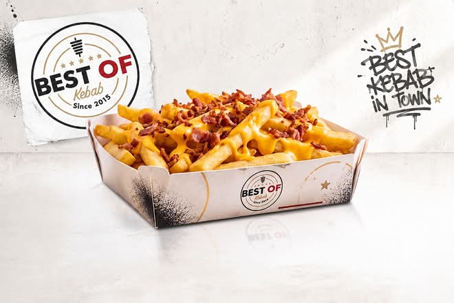 🥓 BARQUETTE FRITES CHEDDAR & BACON