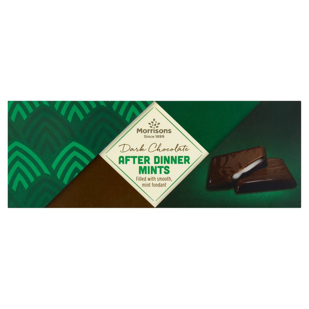 Morrisons Dark Chocolate After Dinner Mints (180g)