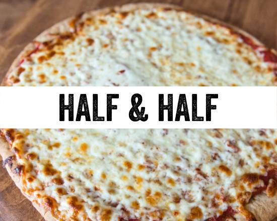 Thin Crust Half and Half Pizza
