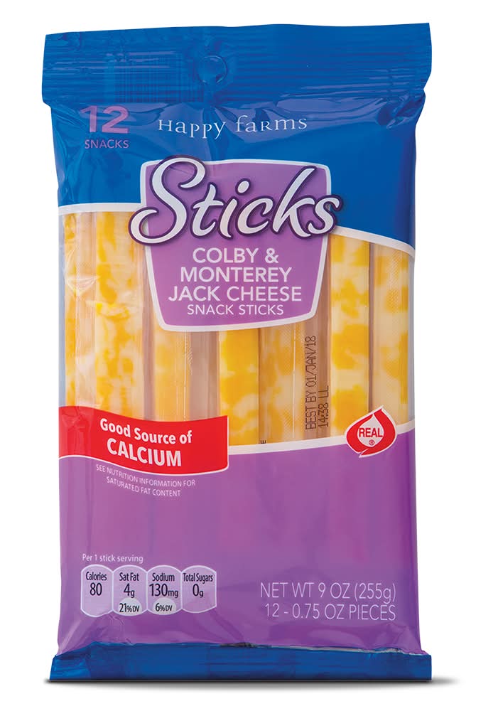 Happy Farms Colby Jack Snack Stick