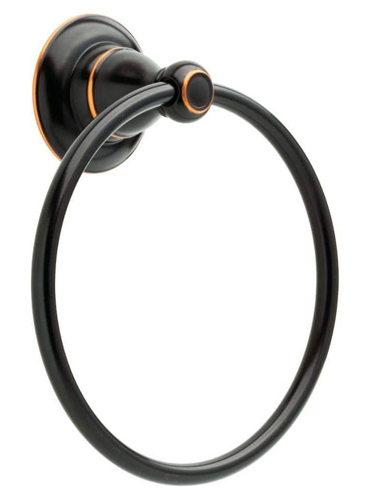 Delta Porter Wall Mounted Towel Ring, Oil Rubbed Bronze