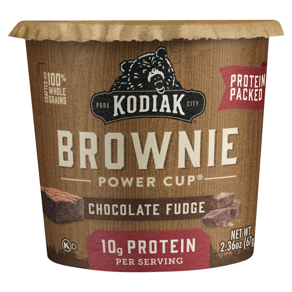 Kodiak Brownie Power Cup, Chocolate Fudge (2.36 oz)