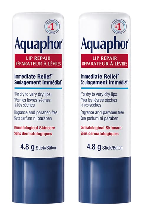 Eucerin aquaphor baume de réparateur à lèvres (2 unités) - eucerin aquaphor lip repair balm stick (4.8 g, 2 ct)