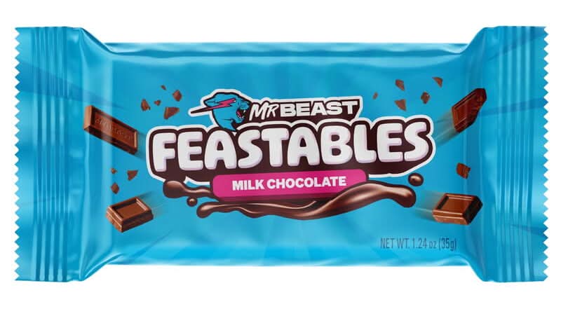 Feastables Delicious Smoothness Texture Bar, Milk Chocolate (35 g)