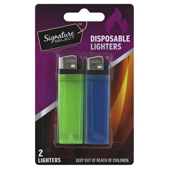 Signature Select Disposable Lighters (2 lighters)