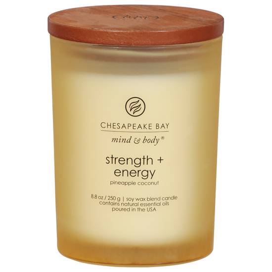 Chesapeake Bay Mind & Body Strength + Energy Pineapple Coconut Candle