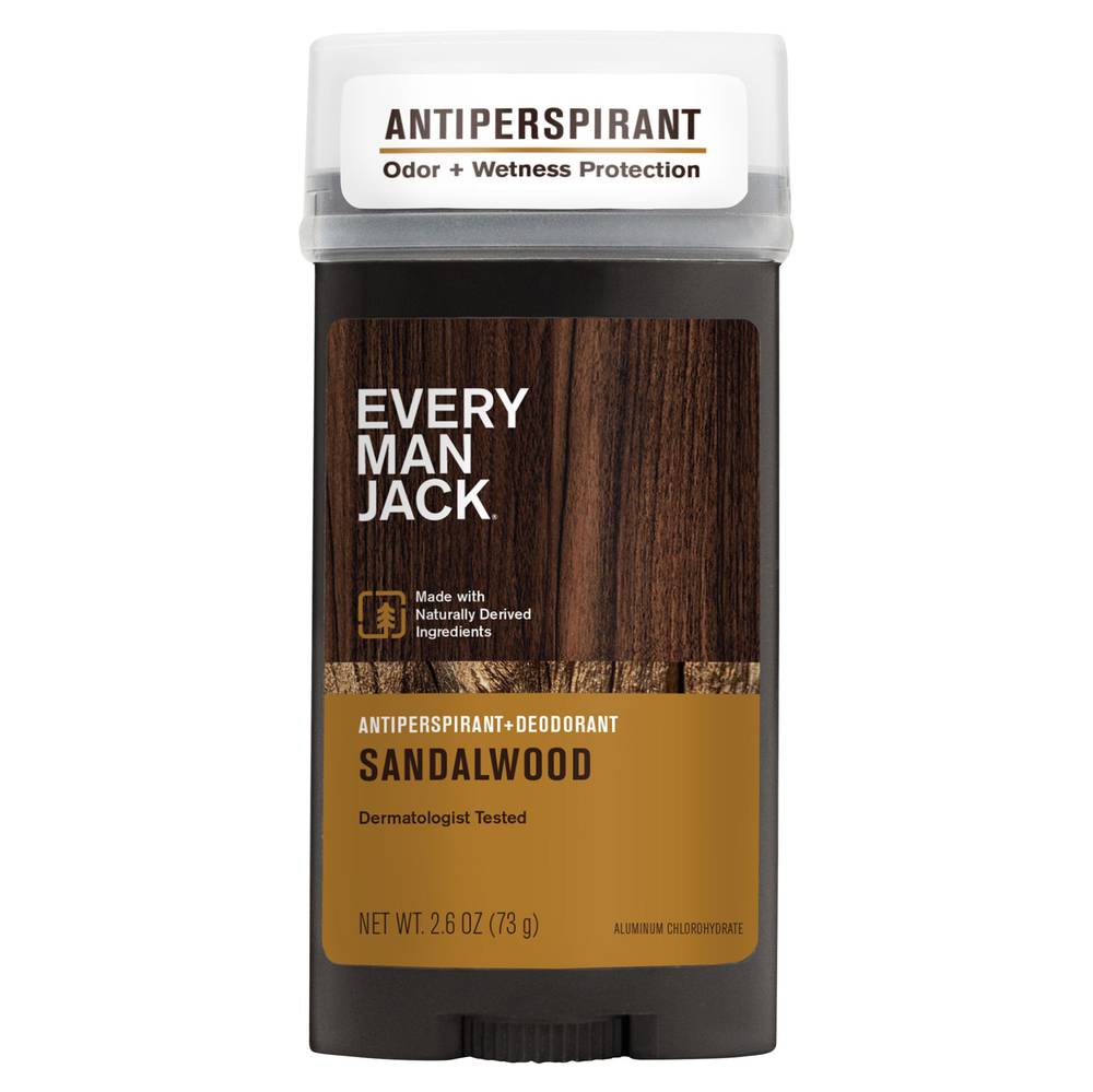 Every Man Jack Sandalwood Antiperspirant+Deodorant