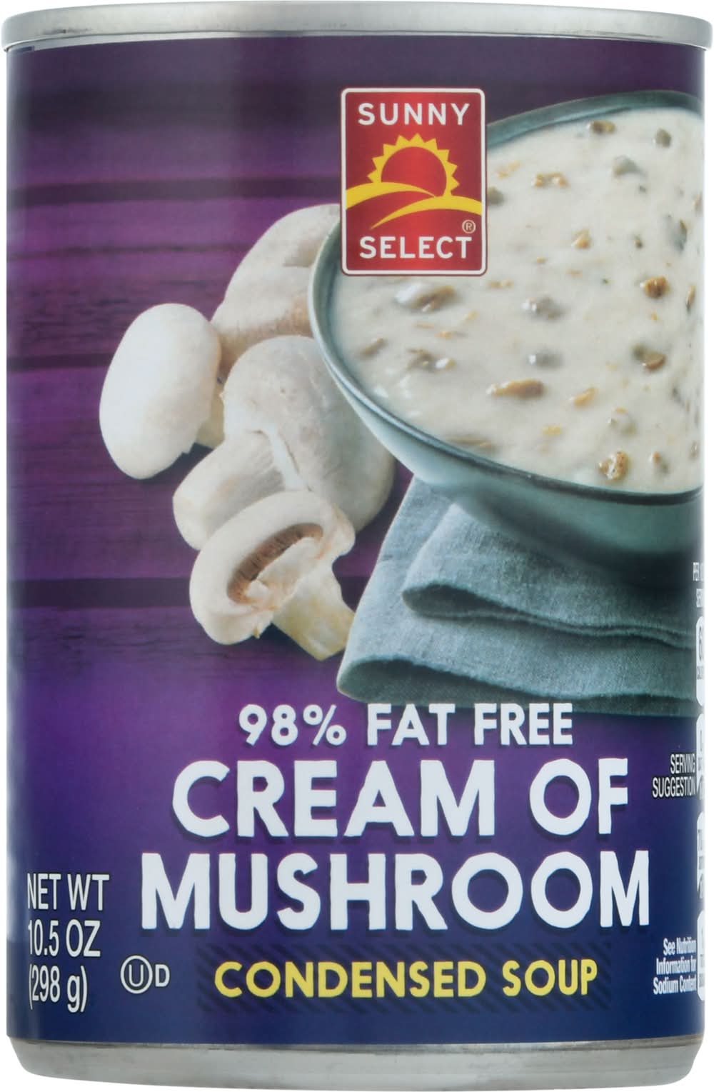 Sunny Select Fat Free Cream Of Mushroom Condensed Soup (10.5 oz)