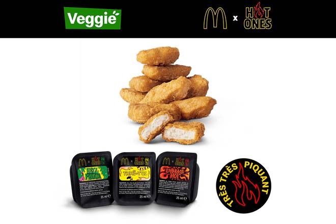 9 VEGGIE McPLANT® NUGGETS McDO x HOT ONES