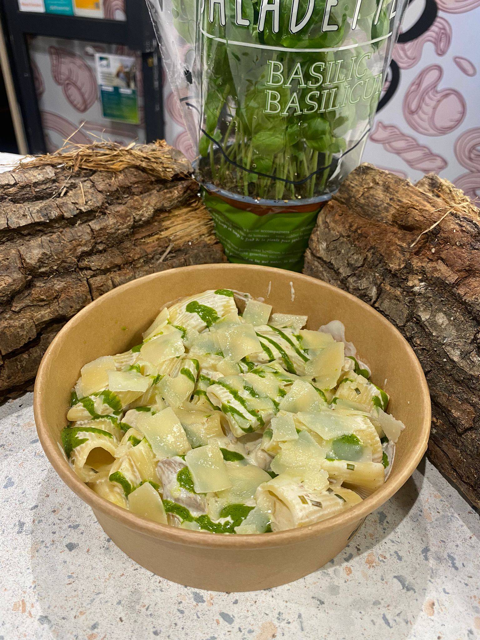 Pollo alfredo