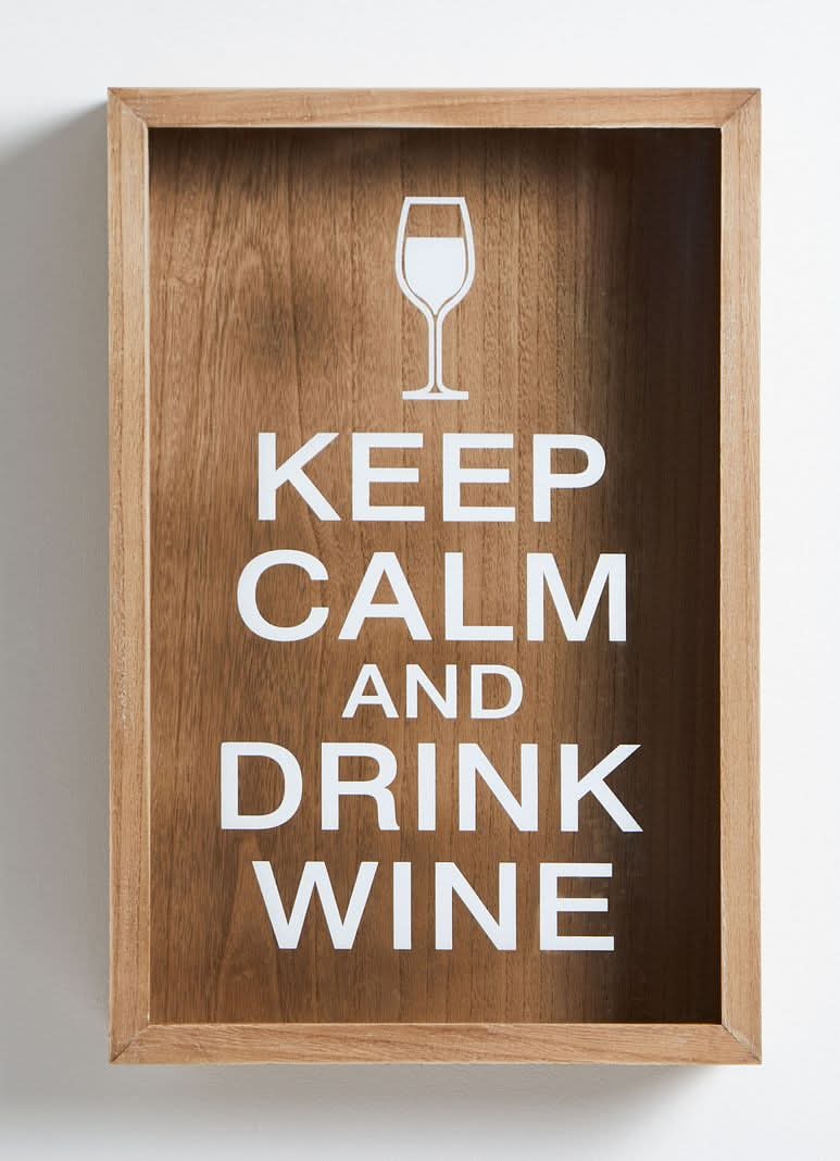 Alanho cuadro porta corchos vino 40 x 60 cm sin descripcion s des